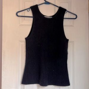 Vintage Cashmere Navy Sweater Tank